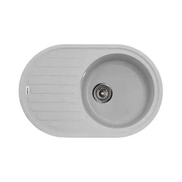 Мийка кухонна Zerix ZS-7750R-09 Сіра (ZX4559)