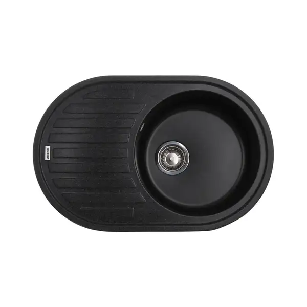Мийка кухонна Zerix ZS-7750R-13 Графитная (ZX4561)