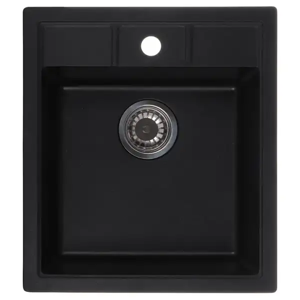 Мийка кухонна Zerix ZS-4651S-14 Чорний металік (ZX4570)