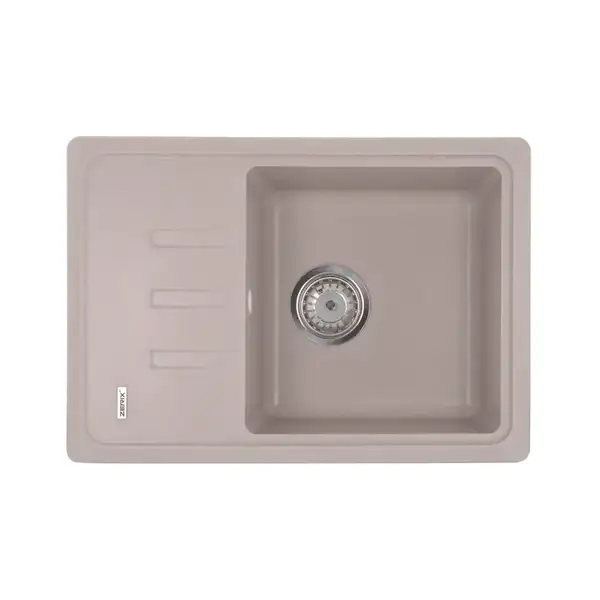 Мийка кухонна Zerix ZS-6243S-06 Бежева (ZX4573)