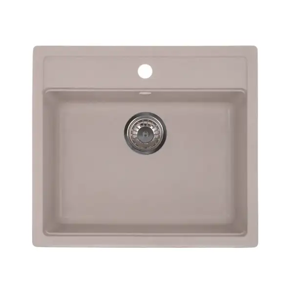 Мийка кухонна Zerix ZS-5751S-06 Бежева (ZX4597)