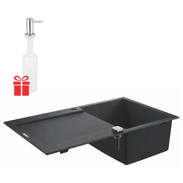 Набор Grohe мойка кухонная K500 31644AP0 + дозатор для моющего средства Contemporary 40536000 (31644AP040536000)