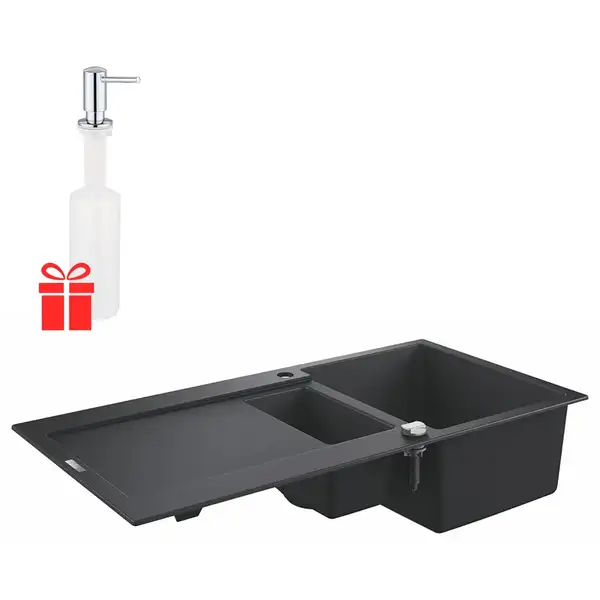 Набор Grohe мойка кухонная K500 31646AP0 + дозатор для моющего средства Contemporary 40536000 (31646AP040536000)