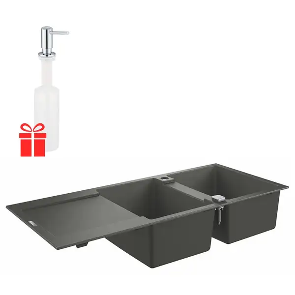 Набор Grohe мойка кухонная K500 31647AT0 + дозатор для моющего средства Contemporary 40536000 (31647AT040536000)
