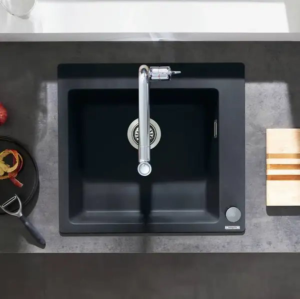 Кухонна мийка Hansgrohe C51 C51-F450-01 Sink combi 560x510 зі змішувачем Select, Сhrome (43212000)