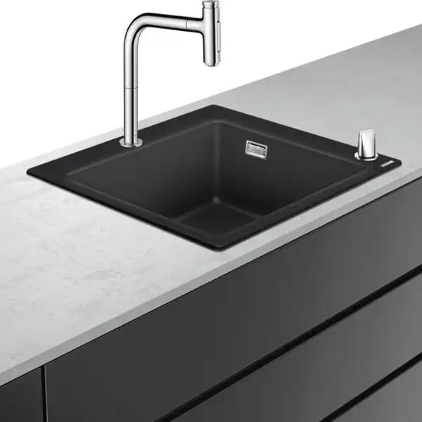Hansgrohe COMBI C51-F450-06 Мийка зі змішувачем, хром (43217000)