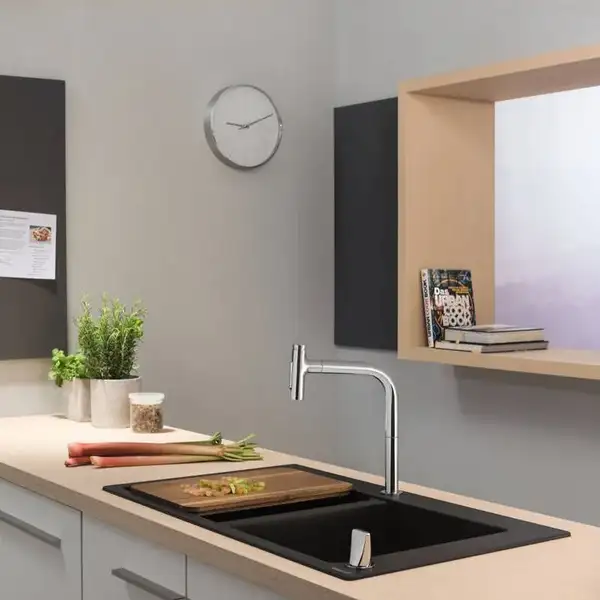 Hansgrohe S510-F770 Кухонна мийка, Concretegrey (43316380)