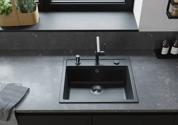 Мийка для кухні Hansgrohe S52 S520-F510, чорний графіт 43359170