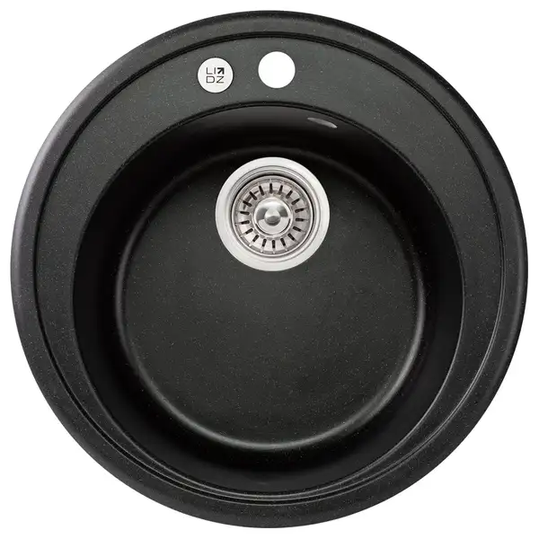 Lidz D510/200 Кухонна мийка, чорна матова (LIDZBLM14D510200)