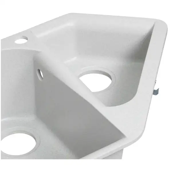Кухонная мойка с дополнительной чашей Lidz 1000x500/225 GRA-09 (LIDZGRA091000500225)