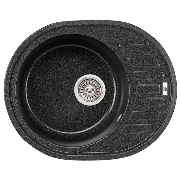 Lidz GRF-13 Кухонна мийка, графіт (LIDZGRF13620500200)
