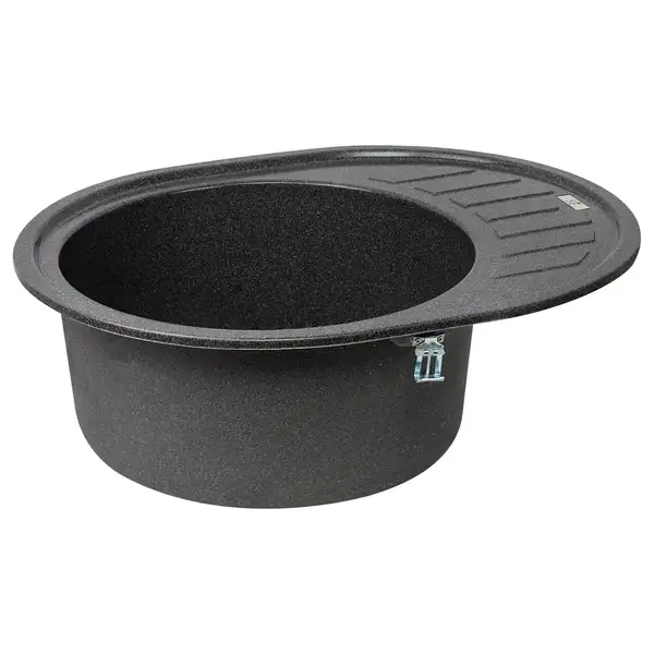 Lidz GRF-13 Кухонна мийка, графіт (LIDZGRF13620500200)