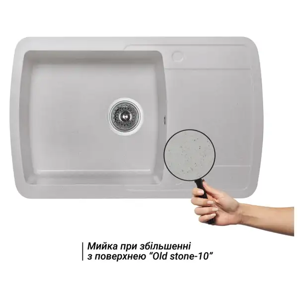 Кухонная мойка Lidz 770х490/200 STO-10 (LIDZSTO10770490200)