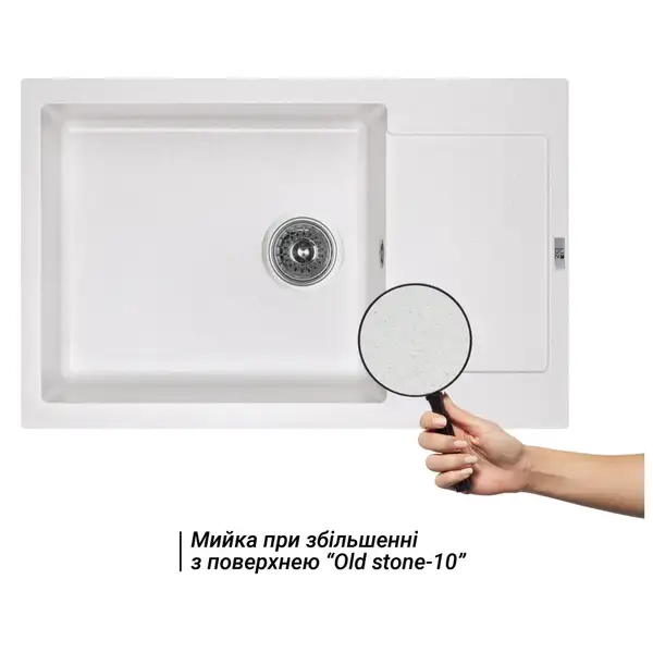 Кухонная мойка Lidz 781x510/200 STO-10 (LIDZSTO10781510200)