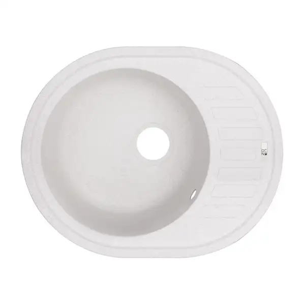 Lidz Кухонна мийка 620x500/200 WHI-01, біла (LIDZWHI01620500200)