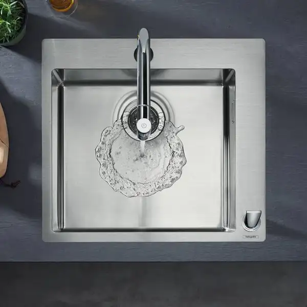 Кухонна мийка Hansgrohe C71 C71-F450-06 Sink combi 550x500 зі змішувачем, stainless steel (43201800)