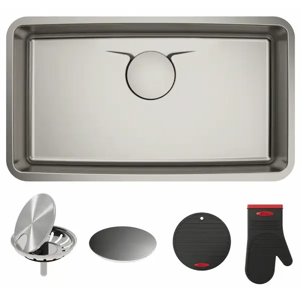 Kraus Dex™ Кухонная мойка, нержавеющая сталь (KD1US33B)