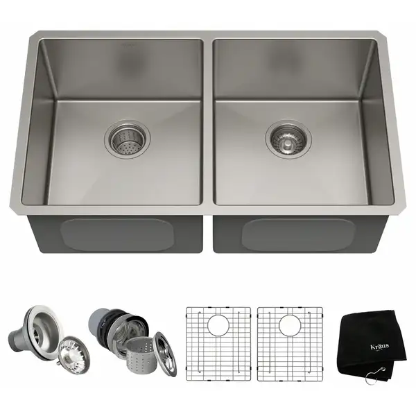 Kraus Подвійна кухонна мийка Standart PRO™ - 832 (KHU102-33)