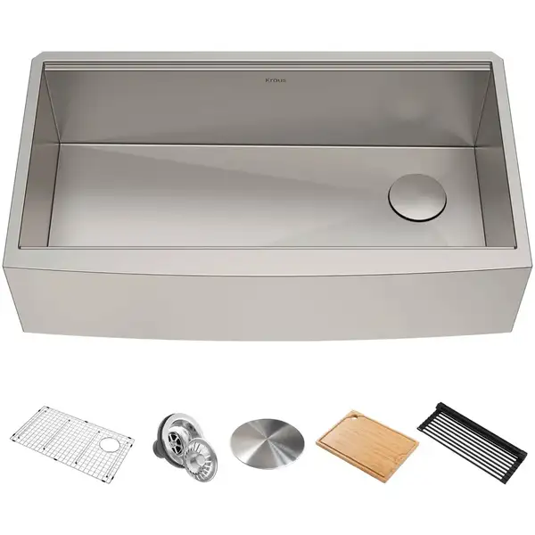 Kraus KWF Kore™ Кухонная мойка, нержавеющая сталь (KWF210-33)