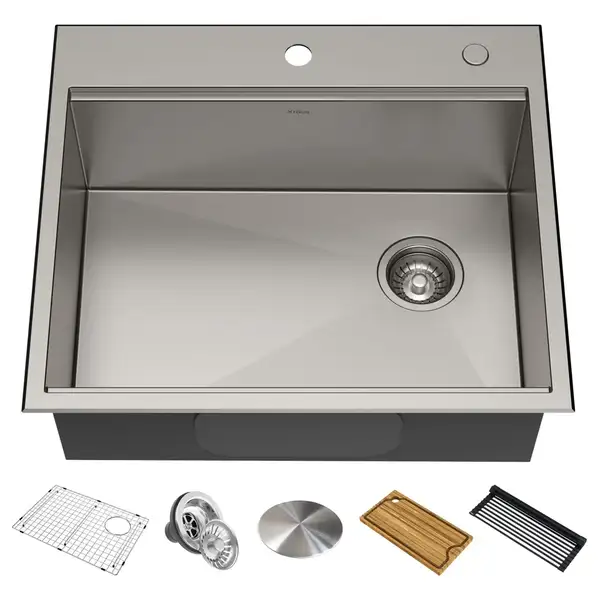 Kraus Kore™ KWT Кухонная мойка-станция, 584 мм (KWT311-25)