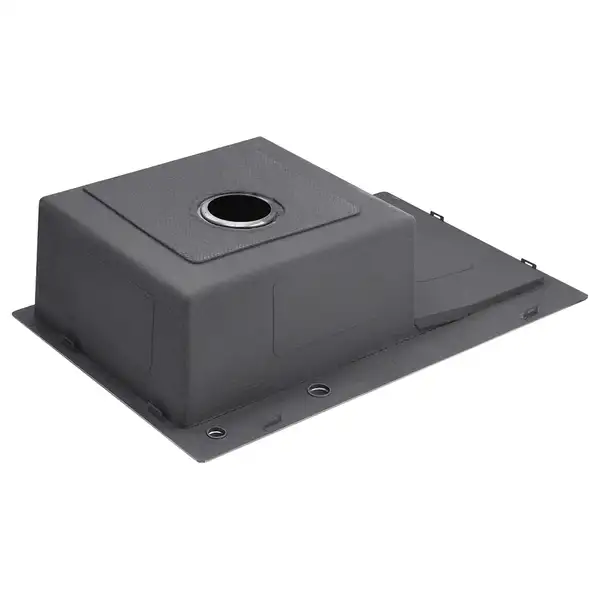 Kroner KRP PVD Кухонная мойка, черная (Schwarze-7849LHM)