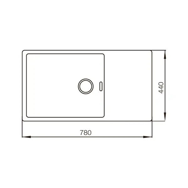 MIXXUS MX7844-200x1.2-PVD-Black Мойка, черная (MX0561)