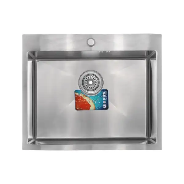 Мийка кухонна Mixxus MX6050-185x1.0 (Satin) (MX0657)