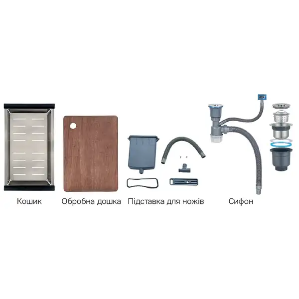 Mixxus Premium MH7545-SET-05 Мойка, графит (MX9632)