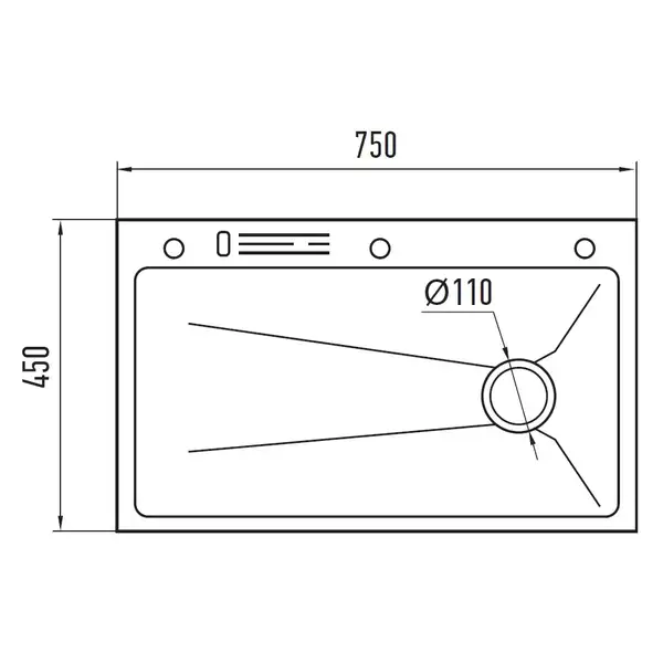Mixxus Premium MH7545-SET-05 Мойка, графит (MX9632)