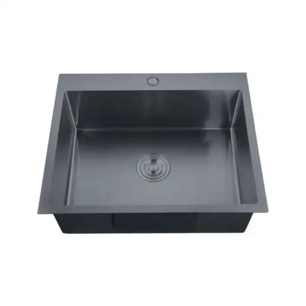ZERIX ZH6050-215 Мийка кухонна, Nano-Black (MX1586)