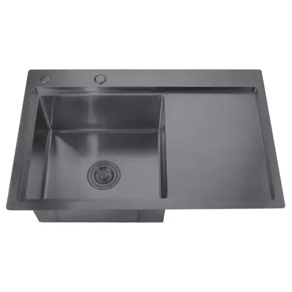 ZERIX ZH7849L-215 Мойка, Nano-Black (MX1590)
