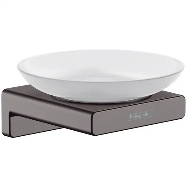 Мильниця підвісна Hansgrohe AddStoris, Brushed Black (41746340)