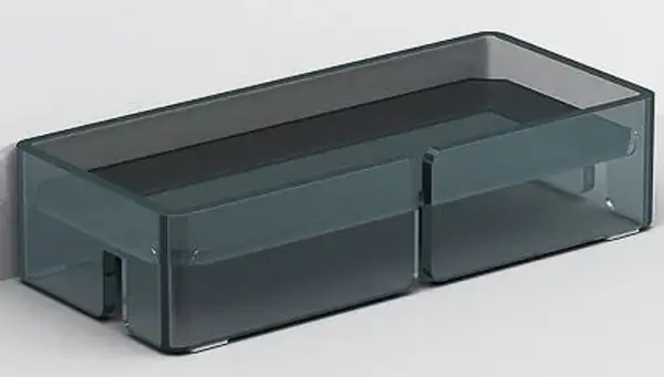 Мильниця Sonia Luce 200х74х90 мм, Black Sport (182527)