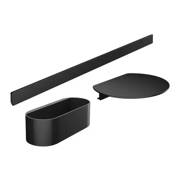 Комплект аксесуарів Hansgrohe WallStoris 2в1, Matt Black (27966670)