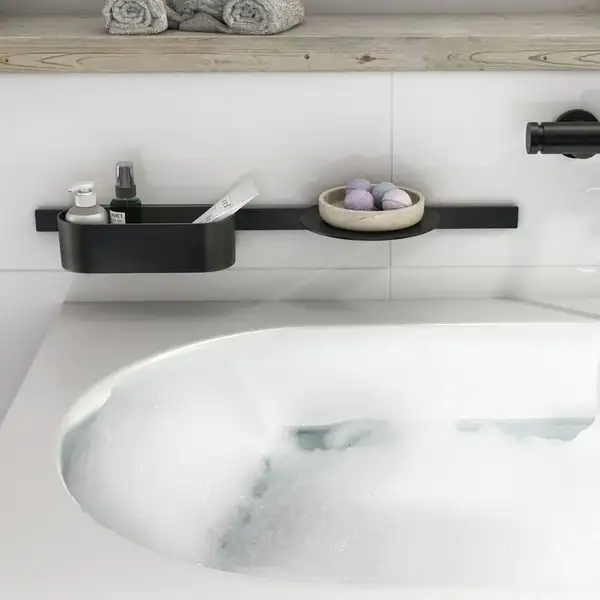 Комплект аксесуарів Hansgrohe WallStoris 2в1, Matt Black (27966670)