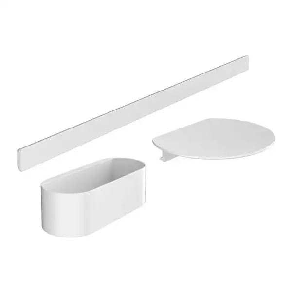 Комплект аксесуарів Hansgrohe WallStoris 2в1, Matt White (27966700)