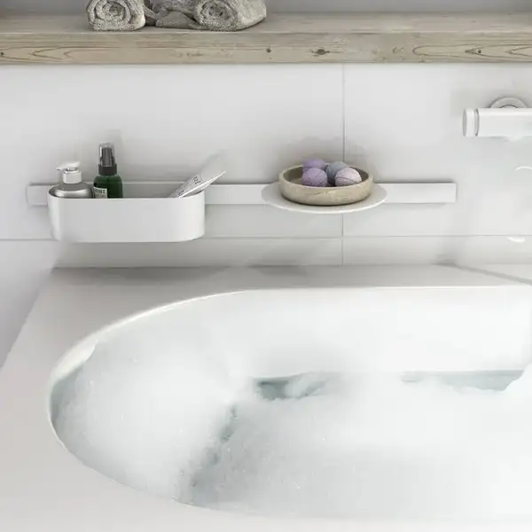 Комплект аксесуарів Hansgrohe WallStoris 2в1, Matt White (27966700)