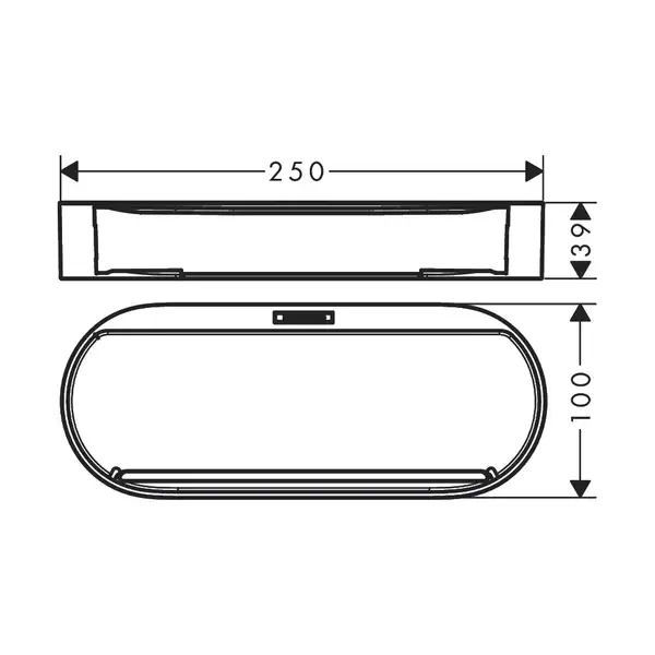 Набор аксессуаров 4-в-1 Hansgrohe WallStoris, белый матовый (27967700) фото 9 Aquada.com.ua