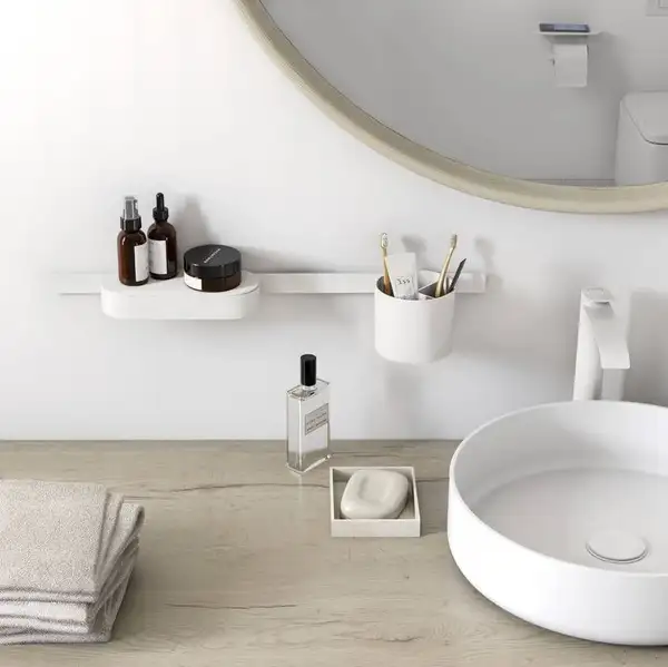 Комплект аксесуарів Hansgrohe WallStoris 4в1, Matt White (27968700)