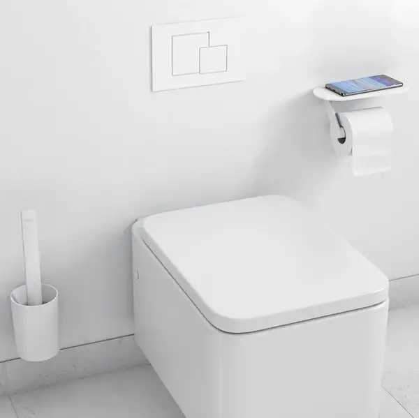 Комплект аксесуарів Hansgrohe WallStoris 2в1, Matt White (27969700)