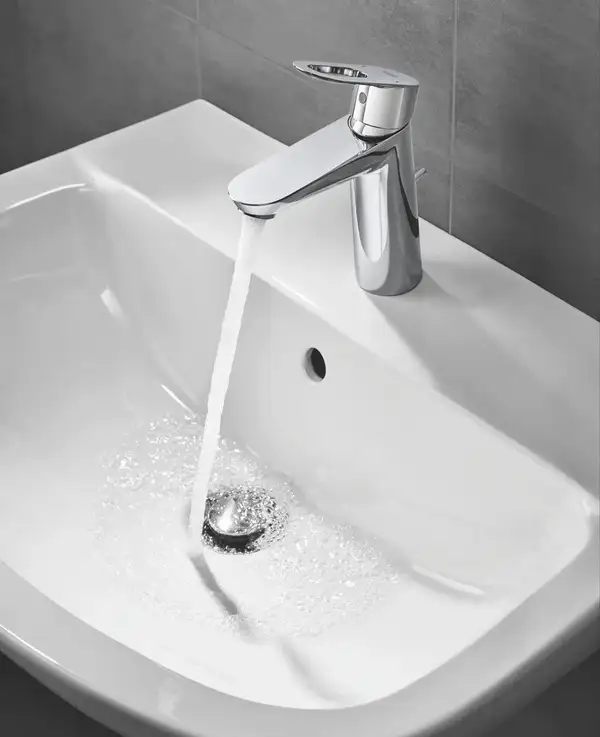 Набор смесителей для ванны 3-в-1 Grohe Bau Loop/New Tempesta (цвет - хром) (123214M) фото 6 Aquada.com.ua