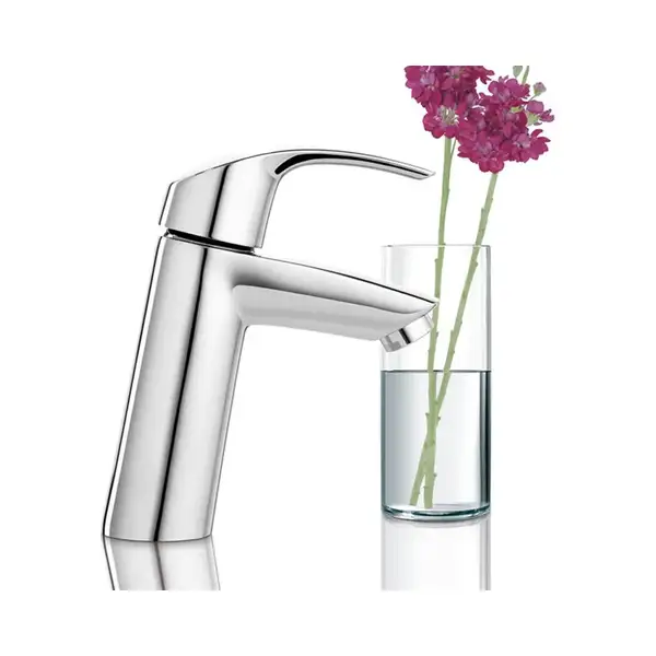 Набор смесителей для ванны 3-в-1 Grohe Eurosmart (цвет - хром) (123389М) фото 5 Aquada.com.ua