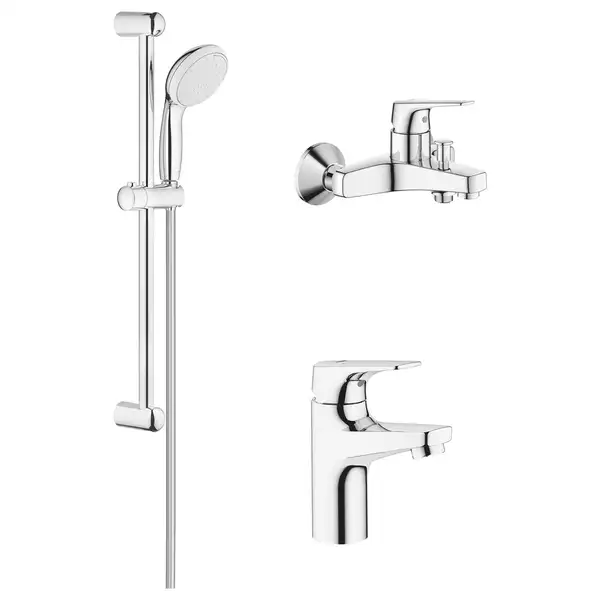 Набор для ванной 15-в-1 Grohe Mega Bundle BauFlow (39418MB1) фото 10 Aquada.com.ua