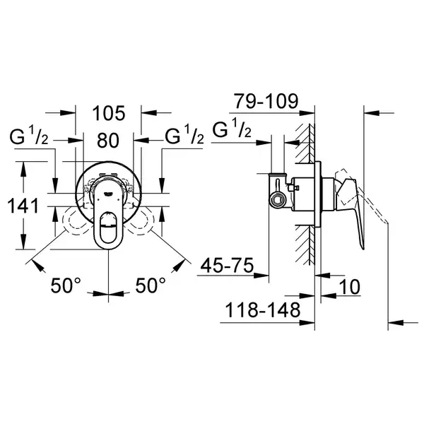 Набор для ванной Grohe Mega Bundle BauLoop (39427MB1) фото 11 Aquada.com.ua