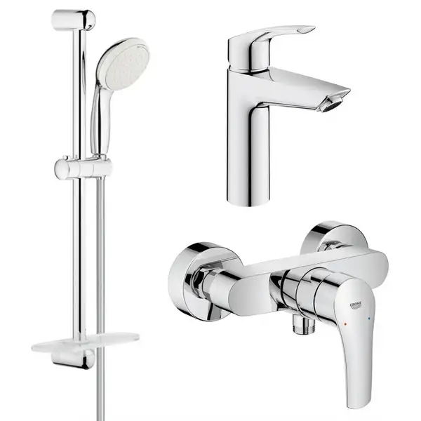 Grohe Eurosmart New Комплект смесителей, хром (UA123244M0)