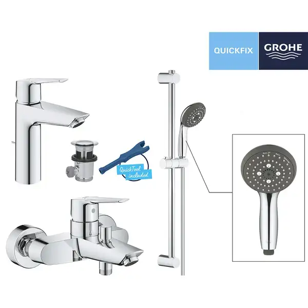 Grohe Start Набор смесителей 3 в 1, хром (UA202301MQ)