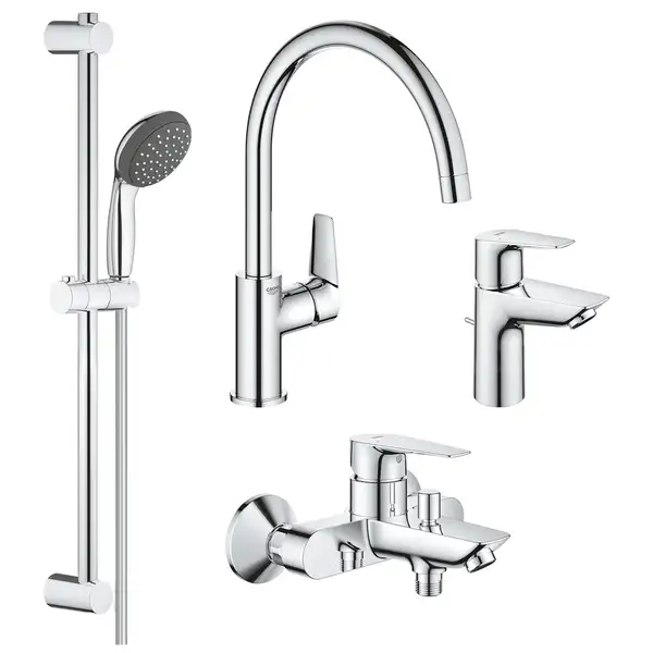 Grohe Start Edge Набор смесителей 4в1, хром (UA202501SK)