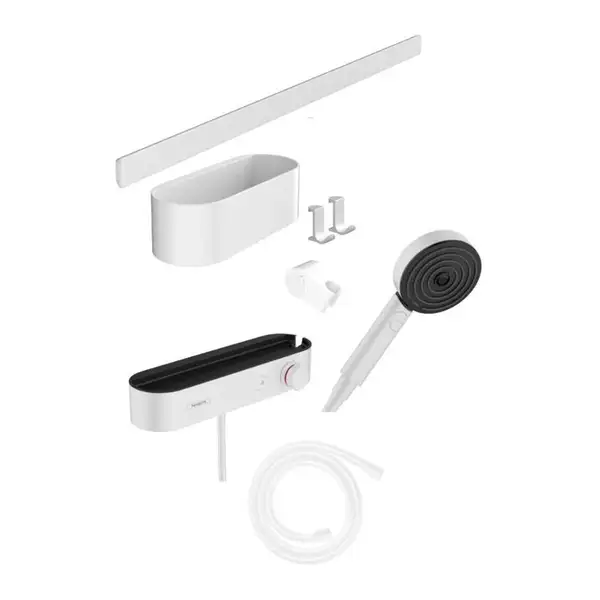 Hansgrohe WallStoris Комплект для душа 7в1, Matt White (24250700)