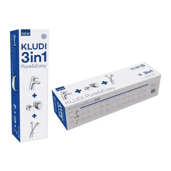 Kludi Pure &Easy Набор смесителей, хром (376850565)