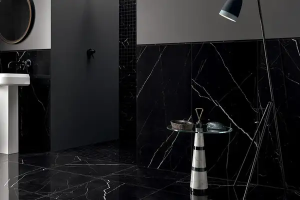 Плитка керамогранітна LGXDLX2 Marquina Nero Lux-RT POL 600x1200x10 Lea Ceramica